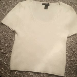 Cropped ribbed Forever 21 top.